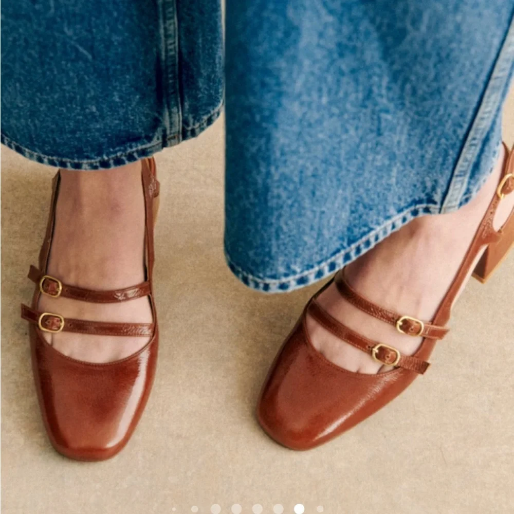 Sezane Paula Babies in Camel - Picture 4 of 12